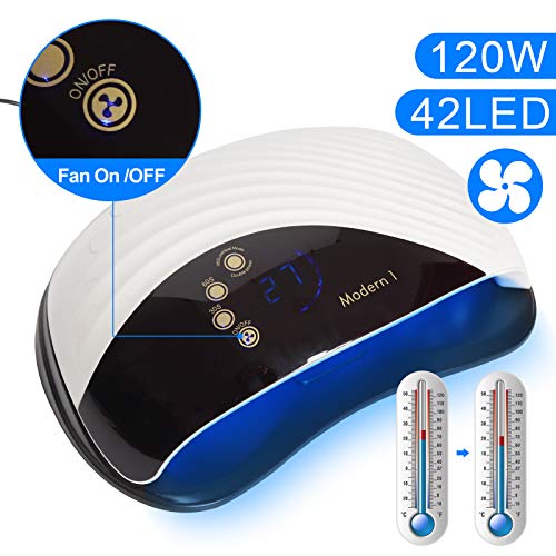 image for no-branded 120W UV Light for Nails Professional, Fast Curing Nail Drye