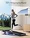 UMAY Walking Pad mit Steigung 15%, 10KM/H Laufband für Zuhause mit Steigung und Geräuscharmer Motor, Laufband Schreibtisch Max. Unterstützung 136KG