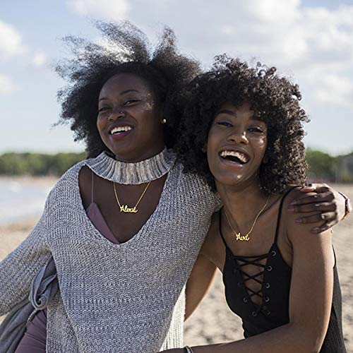 Yiyang Personalized Name Necklace 18K Gold Plated Stainless Steel Pendant Jewelry Birthday Gift For Nana #TOP2