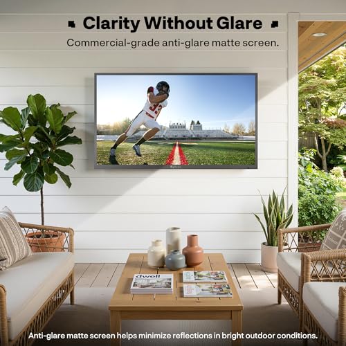 Image of SYLVOX 65 inch Outdoor TV, Anti-Glare 4K HDR10, Dolby Atmos, Smart Google TV