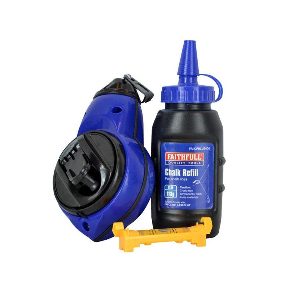 Faithfull FAICLKIT Rapid Chalk Line Kit 30m |