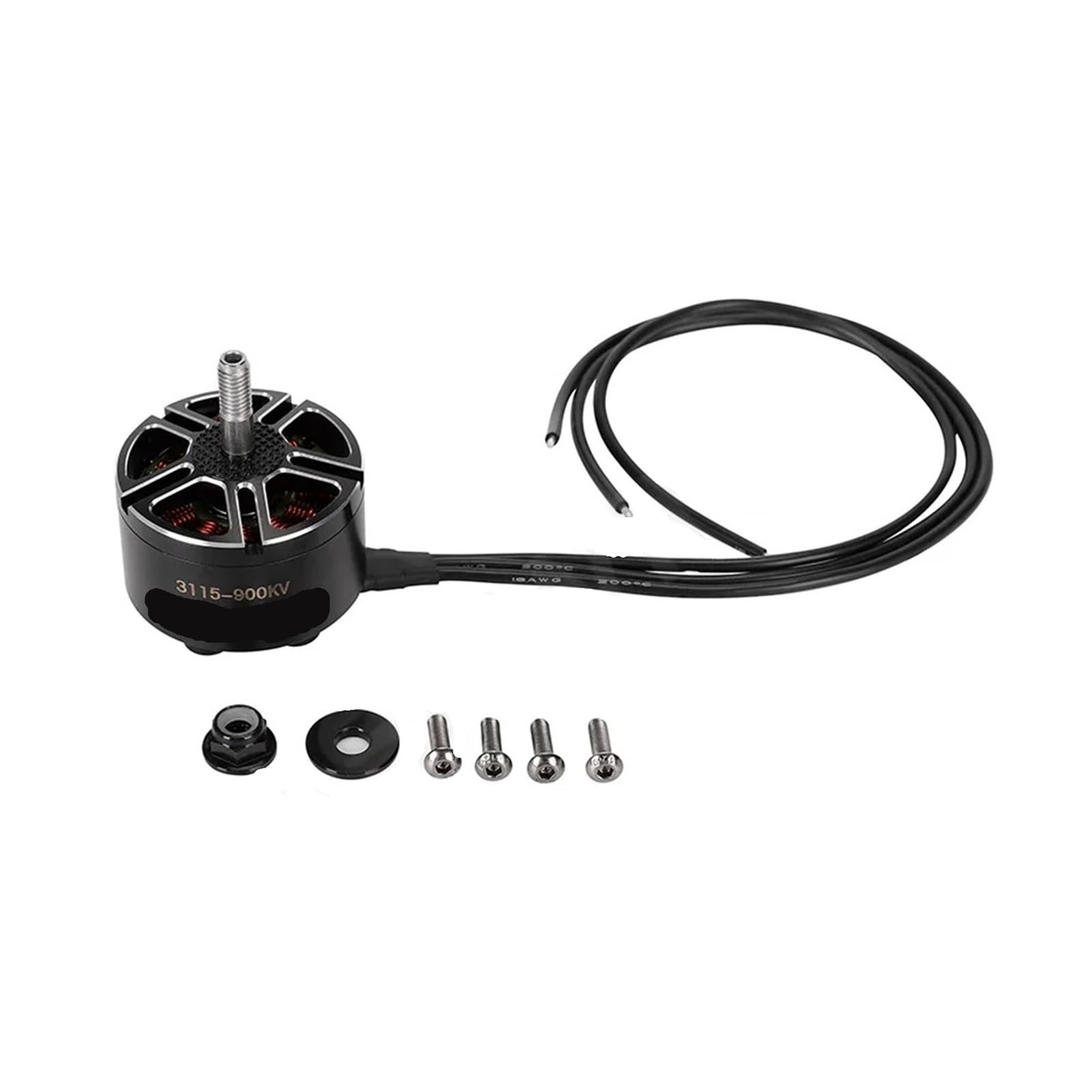 Compatibile con il motore brushless ASHWING 3115 900KV | Motore brushless ad alta velocità 3115 900KV for droni, costruzioni fai-da-te multirotore ad ala fissa(R3115-900KV 4PCS)