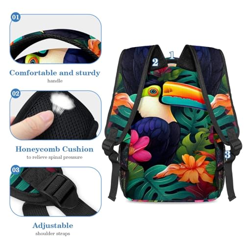 Sac à dos grande capacité avec trousse pour étudiants