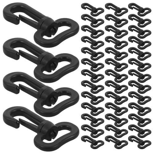 Crochets pivotants 360° en nylon 5 cm - Lot de 100 pièces multifonctions