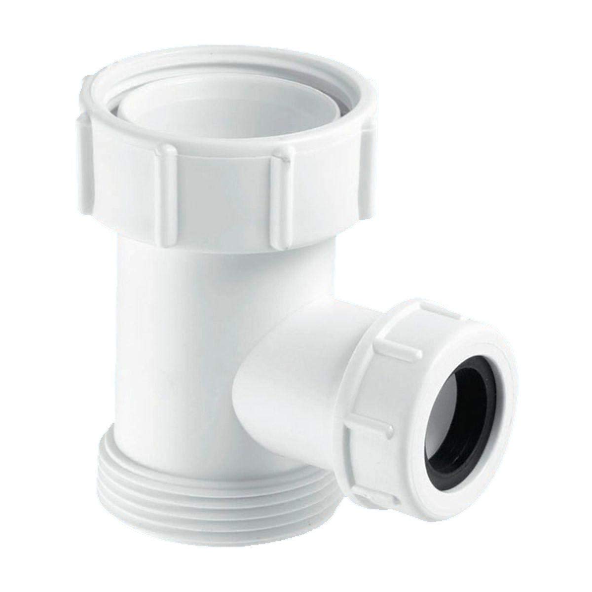McAlpine Flush Pipe Tee Piece for WC Overflow V33S-22