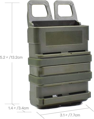 Miniatura 4 de JDSMT Tactical Fast Mag Attach Belt Magazine Pouch 5.56 Molle Holster Caza (Hunting Mag Pouch  Molle Mag bolsa táctica Mag Pouch Funda)