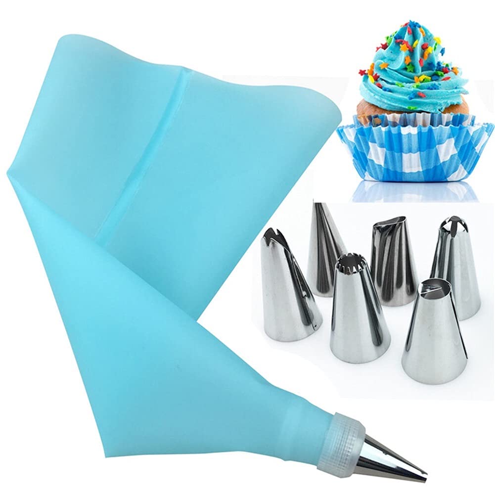 Set Di 5 Beccucci Rotondi Per Torte Tabiger - Acciaio Inox 304, Diametri 0,6mm - 2mm Per Scrivere E Disegnare