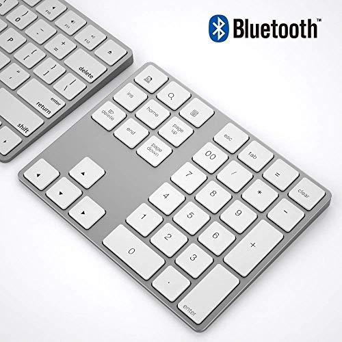 Bluetooth Numeric Keypad, Portable Wireless Bluetooth 34-Key External Number pad with Multiple Shortcuts