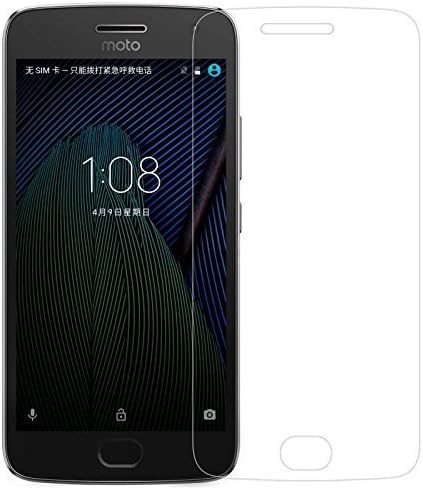 Shopfic Present HD Tempered Glass for Moto G5S Plus Scratch-Resistant, Easy Installation, Tempered Glass Screen Protector for Motorola Moto G5s Plus(5.5-inch) -Transprent