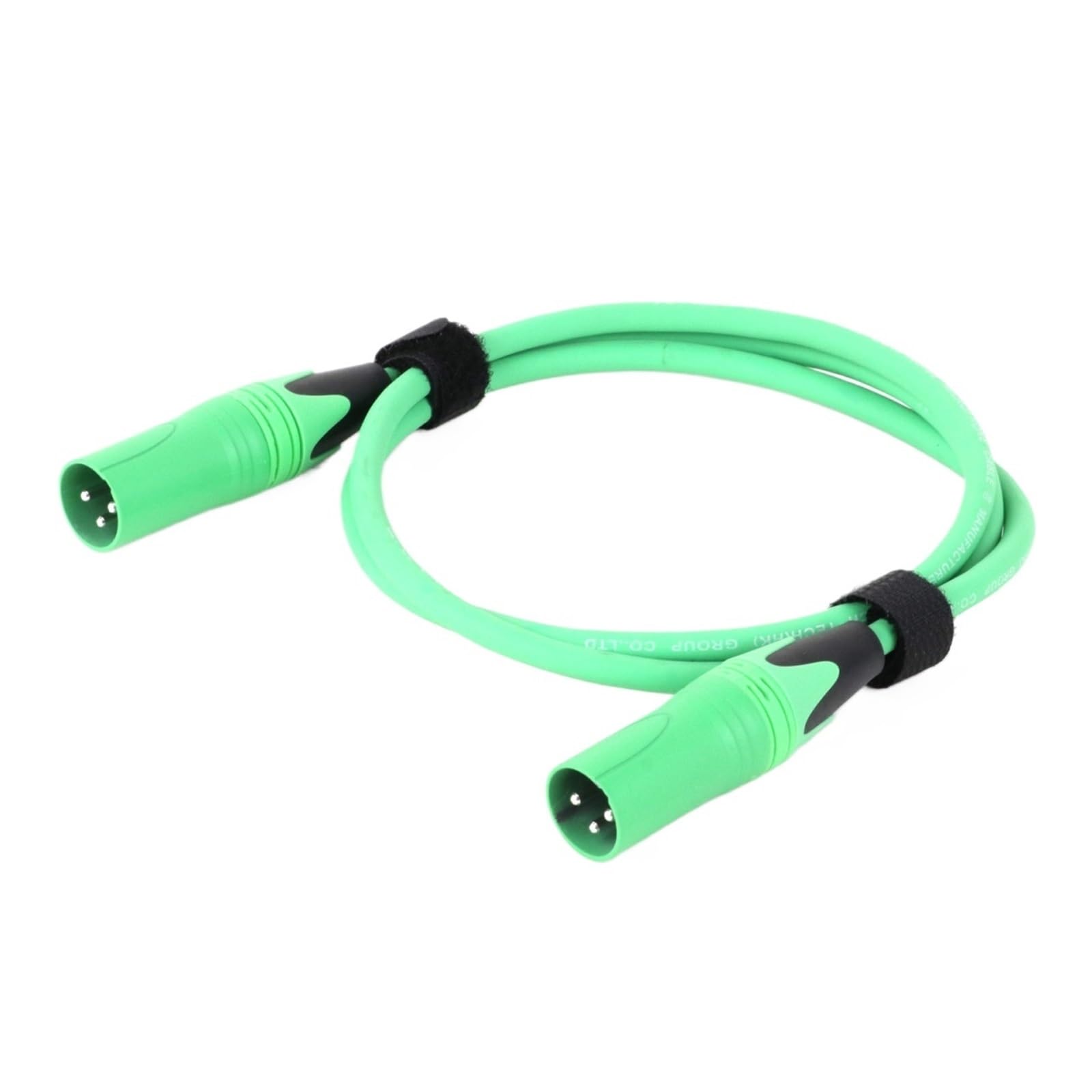 0,3 m-15 m, 1 cable XLR macho a macho, 3 pines macho a macho, varios colores, cable de micrófono con cobre libre de oxígeno (verde, 3 metros)