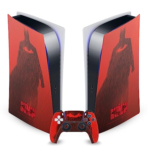 Autocollant de jeu pour PS5 Digital et DualSense aux couleurs du film The Batman.