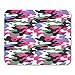 Produktbild Mouse pad green camouflage pattern wiederholbares camo glamour pink navy white mousepad für notebooks, Desktop-computer mausmatten, Büromaterial