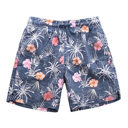 Ingear Little Boys Quick Dry Beach Board Shorts Kids Swim Trunk Swimsuit Beach Shorts Swim Trunk For Boys (Hibiscs Paradis, 3T) #TOP11