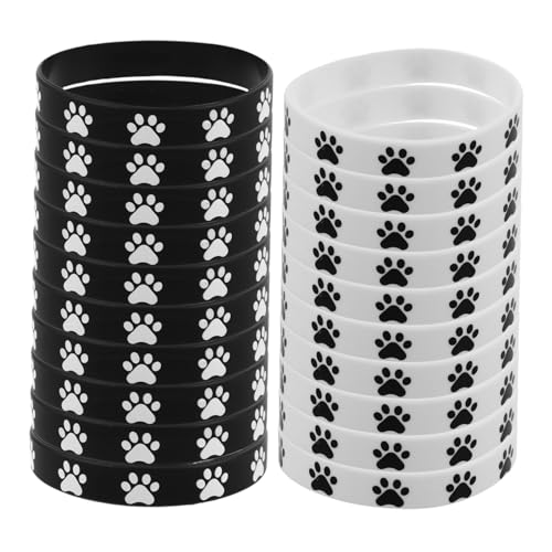 Bracelets caoutchouc patte chien pour combler les pochettes surprises d'enfants
