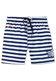 Capt'n Sharky Schiesser Jungen Aqua Capt´n Sharky Swimshorts Badeshorts, Blau (Admiral 801), 92