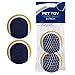 Pets First Tennis Balls Dog Toy Tough Throwing Tennis Ball Set, Tennis Toy for Dogs & Cats. Play Tennis with Your Pet with This Dog Ball Toy, 2 PC TENNISBALLS Blue/Gold