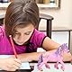 QWEPU Einhorn Spielfigur Meereseinhorn, Pferde Spielfigur Einhorn, Mythische Pegasus Modell Magische Energie Kreatur Rosa Pferde, Fantastische Figuren Geschenk für Mädchen und Jungen 13 x 10 cm