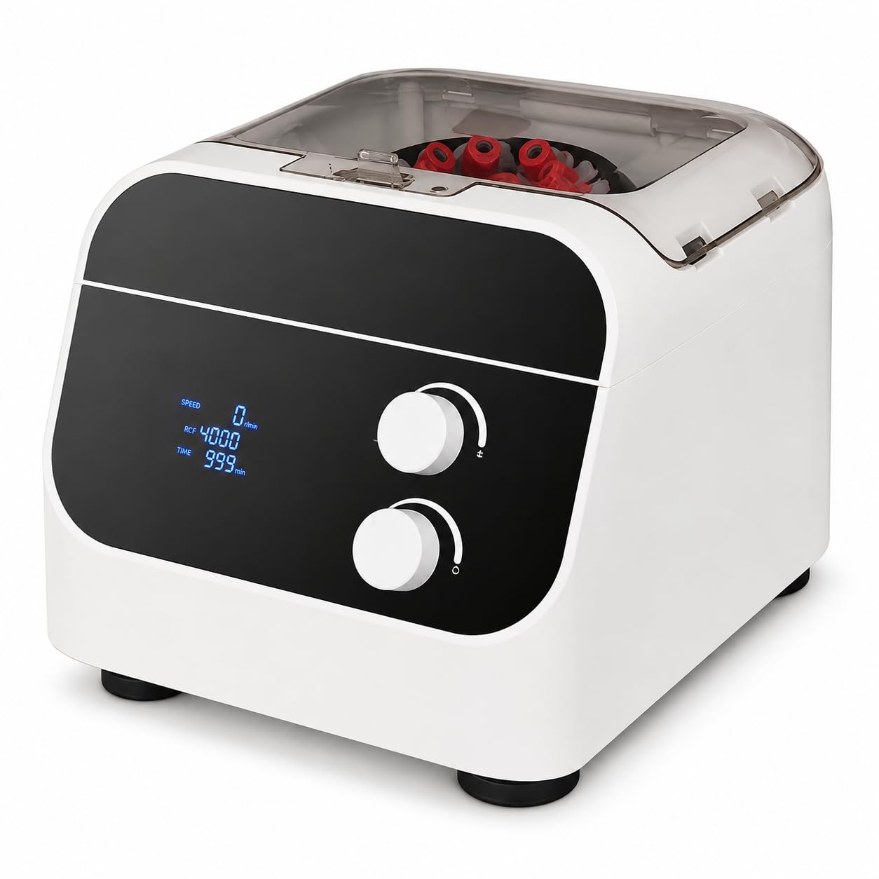 Centrífuga profesional de laboratorio, 4000 RPM con temporizador digital y pantalla, para tubos de sangre de 8 x 20 ml, ideal para terapia PRP y uso clínico