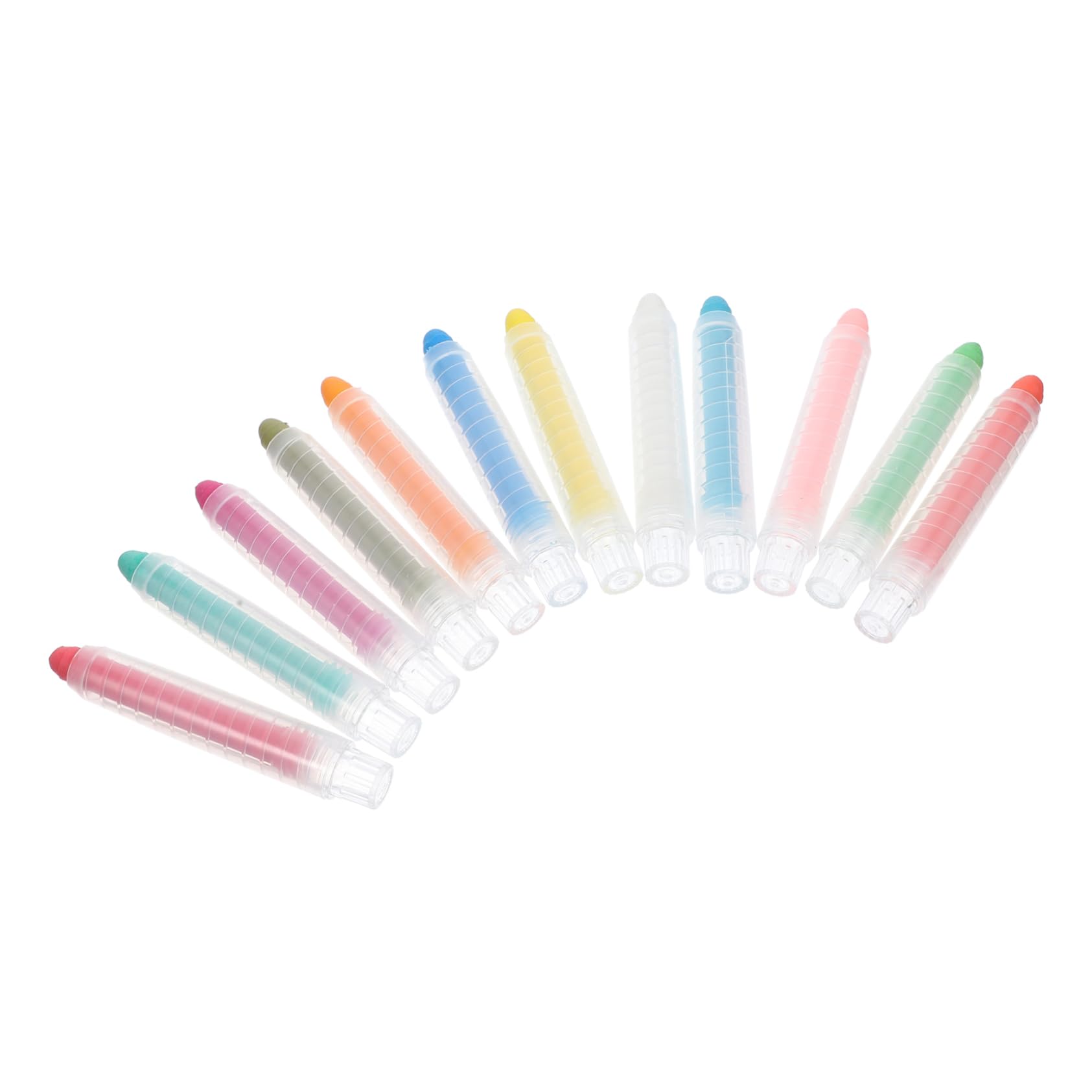 ERINGOGO 12 Color Chalk Pens Non-dust Chalk Pens for Chalkboard Preschoolers Teachers Washable