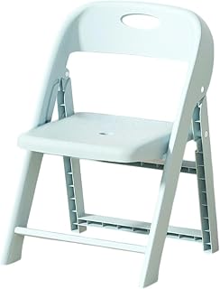 Asiento Infantil Plegable, Silla para niños, Silla de Plástico Plegable y Portátil, Silla Infantil con Respaldo, Silla y Taburete Plegable para Uso Escolar, el hogar o el césped, Azul