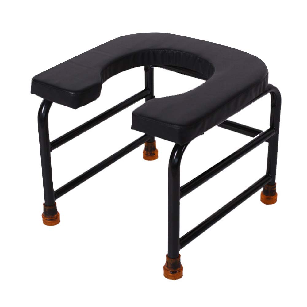 Commode Chair Bath Chair,Mobile Portable, Elderly Pregnant Woman Toilet Seat Toilet Stool Stool Pot Toilet Chair,Sturdy Waterproof Stainless Steel High 40/32cm