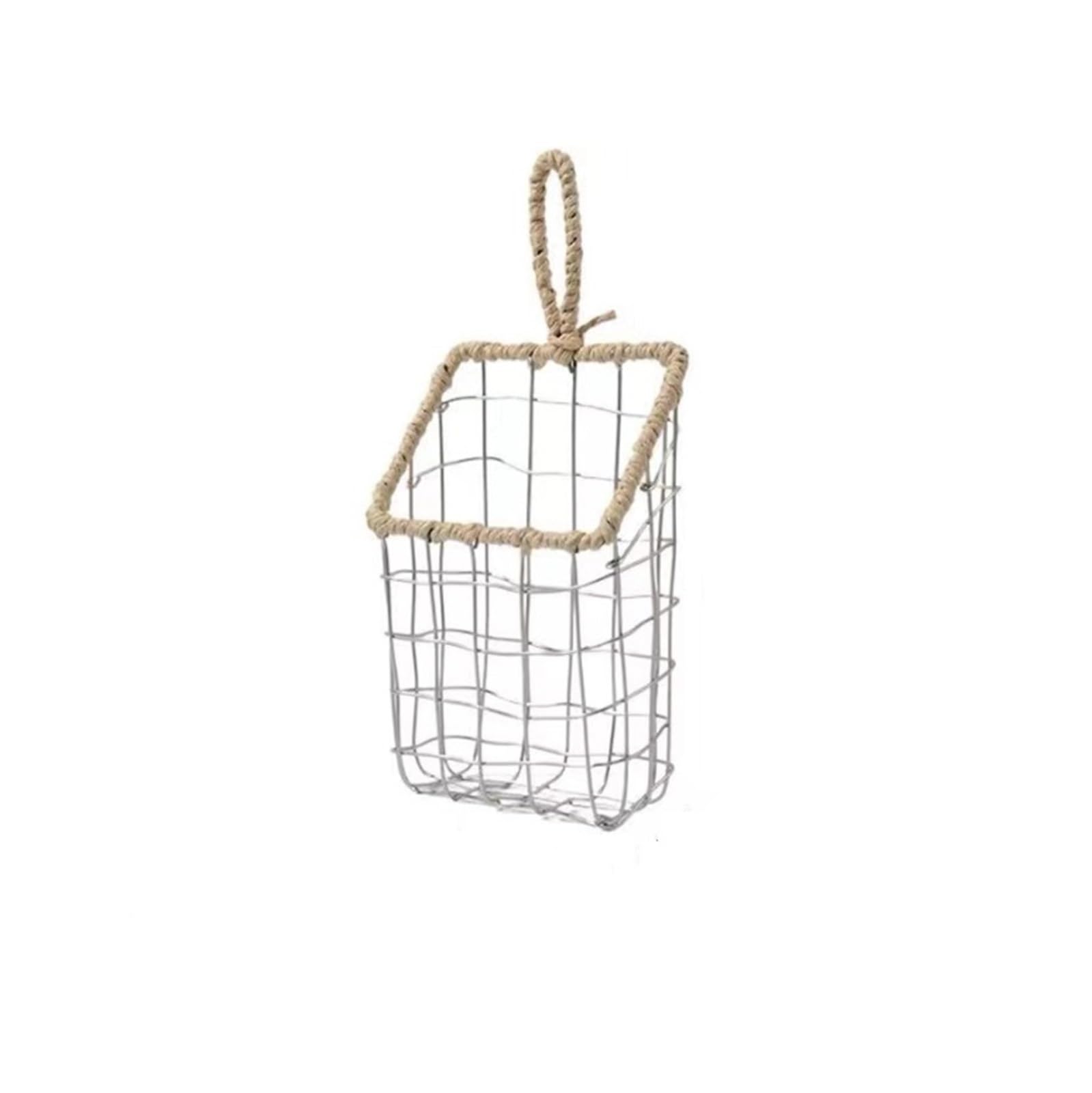 ZAWBNREOPC magazine rack Hanging Magazine Baskets Wall Mounted Iron Handwoven Magazine Holder for Home Office Living Room Bedroom