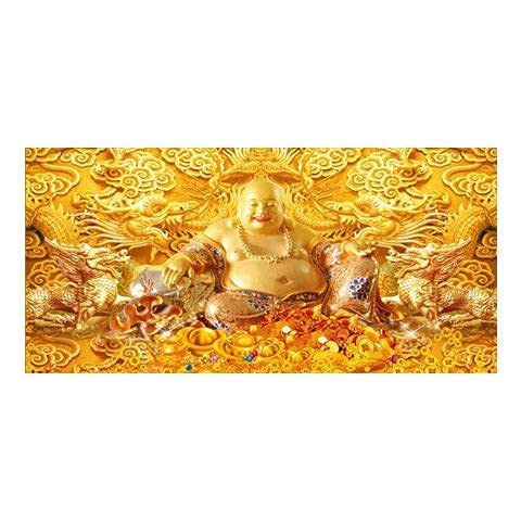 Peinture Kits Full Drill Bouddha pour Décoration Salon Zen Grand Format