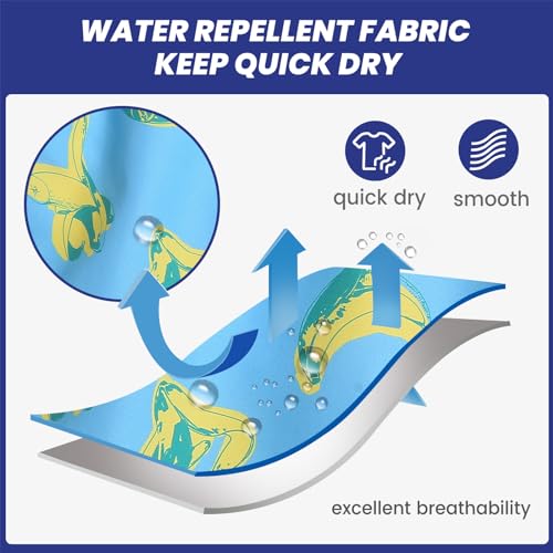 Image of maamgic Mens Swim Trunks 5 Inch with Mesh Lining, Quick Dry Mens Bathing Suit, Swim Shorts for Swimming and Beach