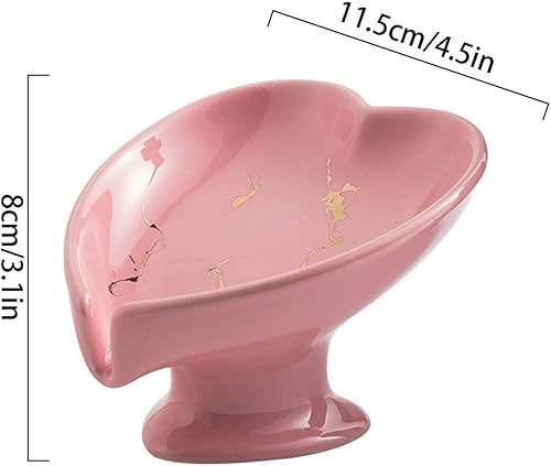 Miniatura 9 de Jabonera, caja de jabón de ducha, funda de jabón de viaje, jabonera autodrenante de color sólido, jaboneras de cerámica para jabón en barra, soporte