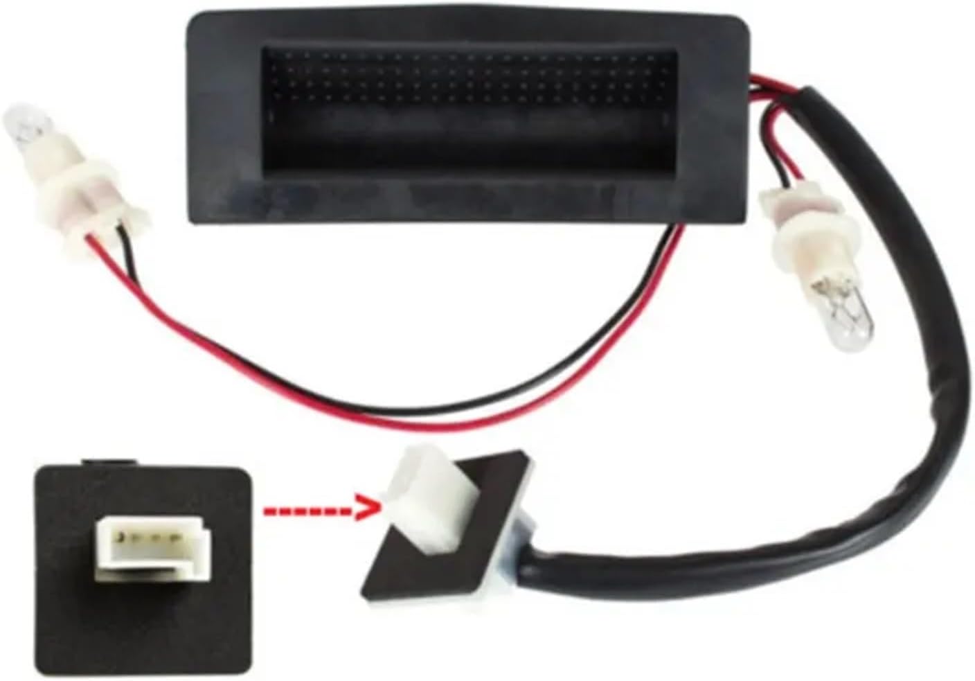 Car Switch Rear Trunk Tailgate Opening Control Switch with Bulb 13223919 Compatible with Vauxhall Opel Astra H Zafira B ASTRAVAN 2004 2005-2010 6240399 Car Replacement(13223919 with lamp)
