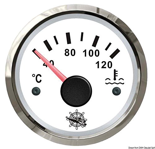 OSCULATI Indicatore Temperatura Acqua 40/120° Bianco/Lucida