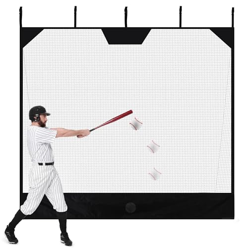 ROYALAY Baseball Nets for Batting and Pitching, 7&times;7.5ft Batting Cage Golf Practice Net for Outdoor...