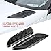 Auto Car Hood Vents, 2 Pcs Air Wing Trim Cover Car ABS Decorative Exterior Hood Air Vent Bonnet Air Vent