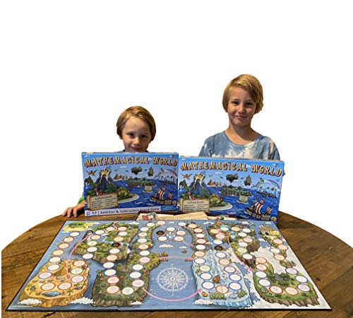 Mathemagical World - Addition & Subtraction Math Board Game for Kids, 2-4 players, Ages 5+ and Perfect for Homeschool, Kindergarten, Pre-k, and Gifted & Talented Prep - image 7