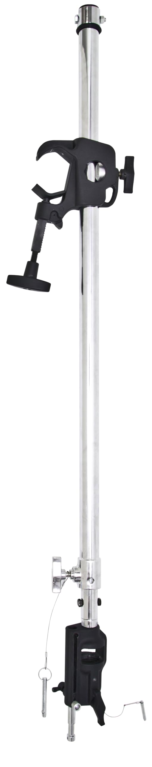 Kupo Extra Long Telescopic Hanger with Universal Head, Heavy-Duty Adjustable Overhead Mounting System for Large Lighting Fixtures with Secure Locking