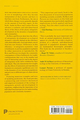 Population and Community Ecology of Ontogenetic Development (Monographs in Population Biology, 51) - Image 2