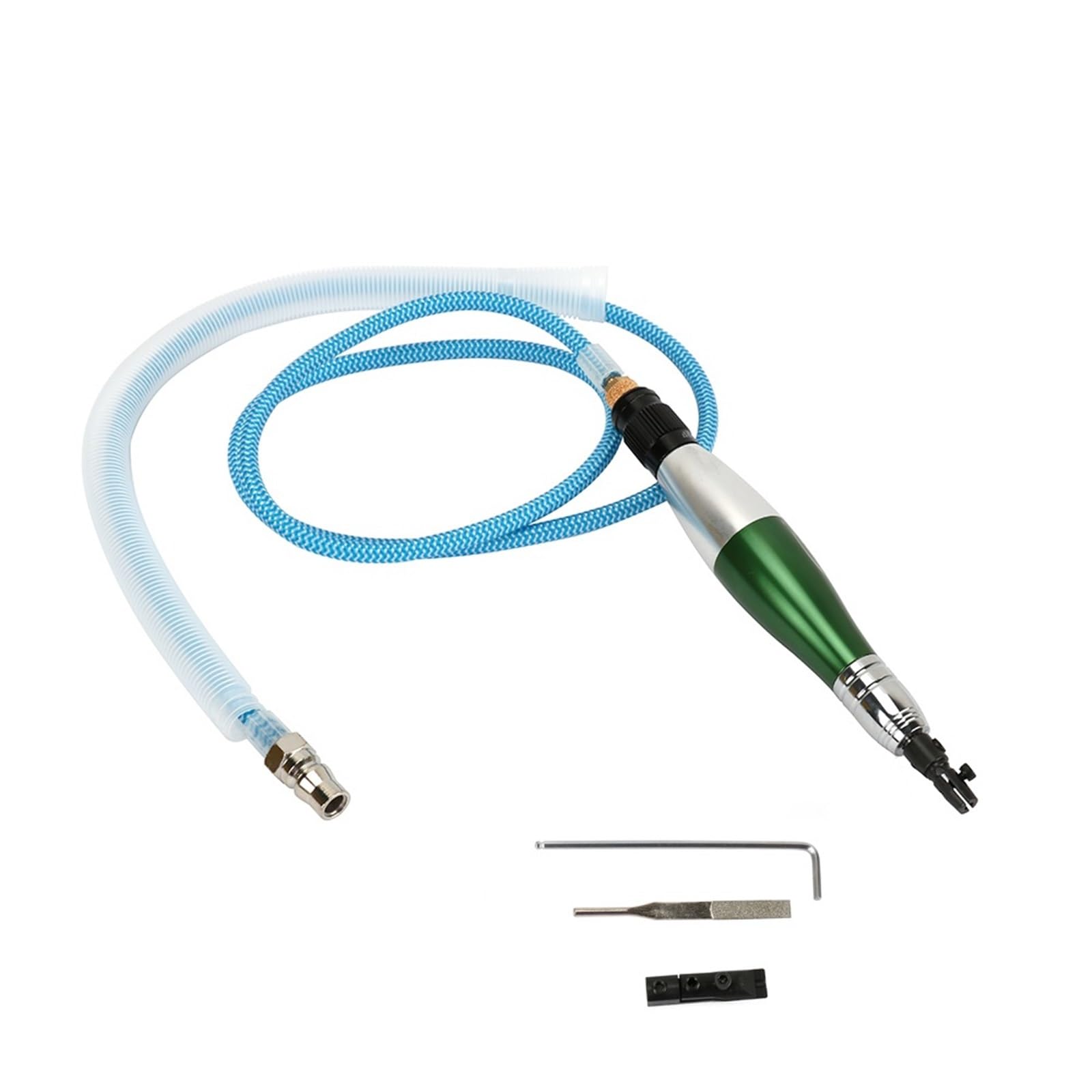 Dcdcd Set 2 Ultrasonic Pneumatic Air Micro Reciprocating Oscillating File Grinder Pneumatic Air Pencil Die For Mould Polishing