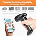 Tera Wireless 1D 2D QR Barcode Scanner with USB Charging Base Handheld Bar Code Reader Scanner Automatic Sensing Fast Precise Scanner HW0005