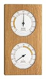 hygrometer eichen kalibrieren Eiche-weiß TFA SAUNA Thermometer THERMO Hygrometer Eiche-weiß 40105201