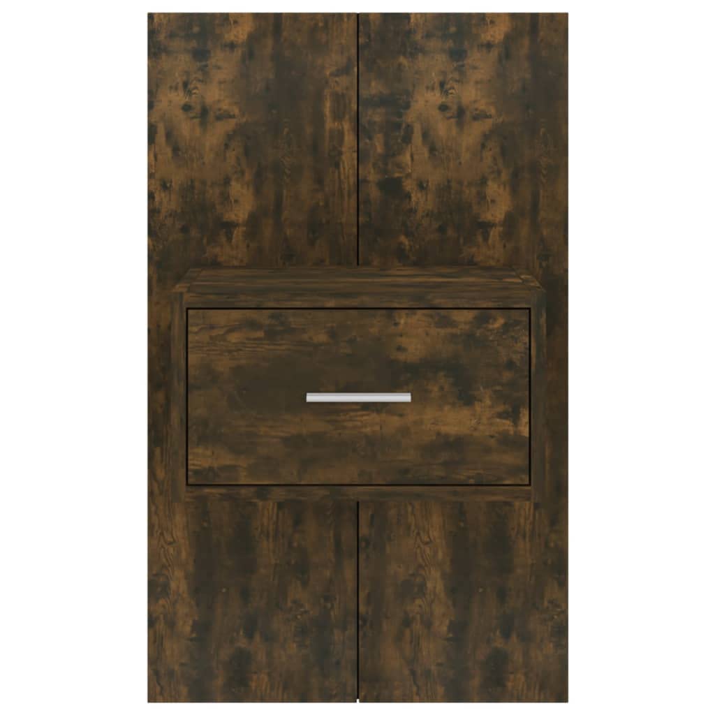 Comodino da parete in legno, comodino sospeso per libri e ornamenti, mensola da parete per massimizzare lo spazio di archiviazione, facile da pulire e stabile