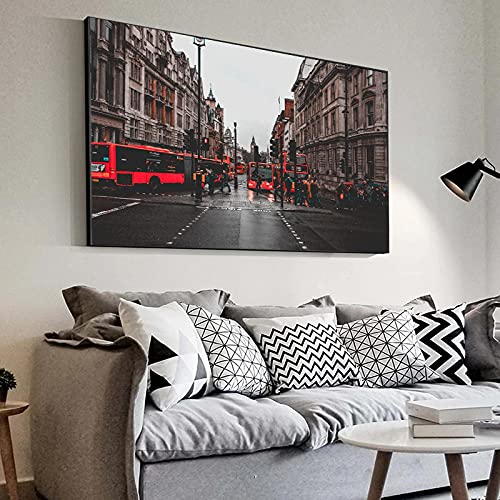 Peintures sur toile art moderne intersection de la rue finition premium