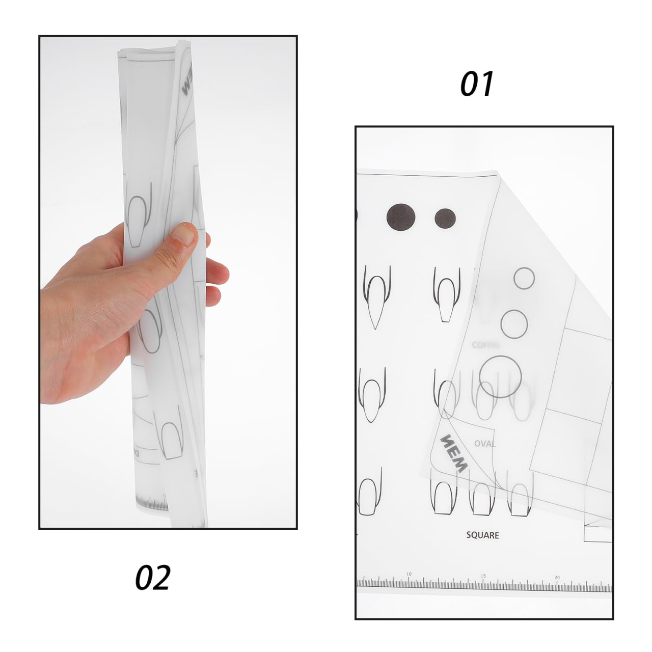 Ipetboom Alfombrilla De Silicona Para Práctica De Uñas Acrílicas 15.7X11.8 Pulgadas Estera Arte Uñas Entrenamiento Profesional Para Técnicos Y Aprendizaje Nail Art