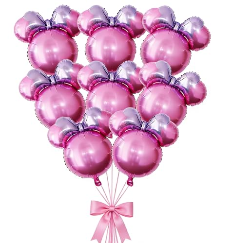 24bear head foil Balloons Aluminum foil Mylar Balloons for Birthday Party Decoration 8pack