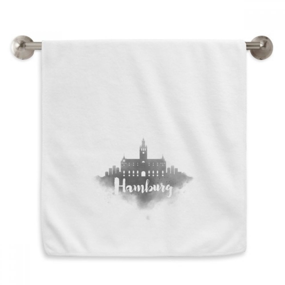 Serviettes moelleuses Hambourg Allemagne Point de repère d'encre Blanc 13x29