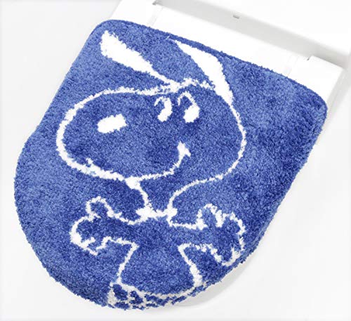 スヌーピー snoory 洗浄便座ふたカバー ネイビー