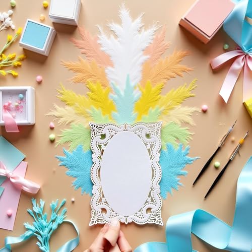 Stanzformen für Kartenherstellung, Spitzenloch, rechteckiger Rahmen, Metall-Stanzformen, Prägeschablone für DIY, Scrapbooking, Album, Foto, Handwerk, Papierkarten, Kartenherstellung, Zubehör