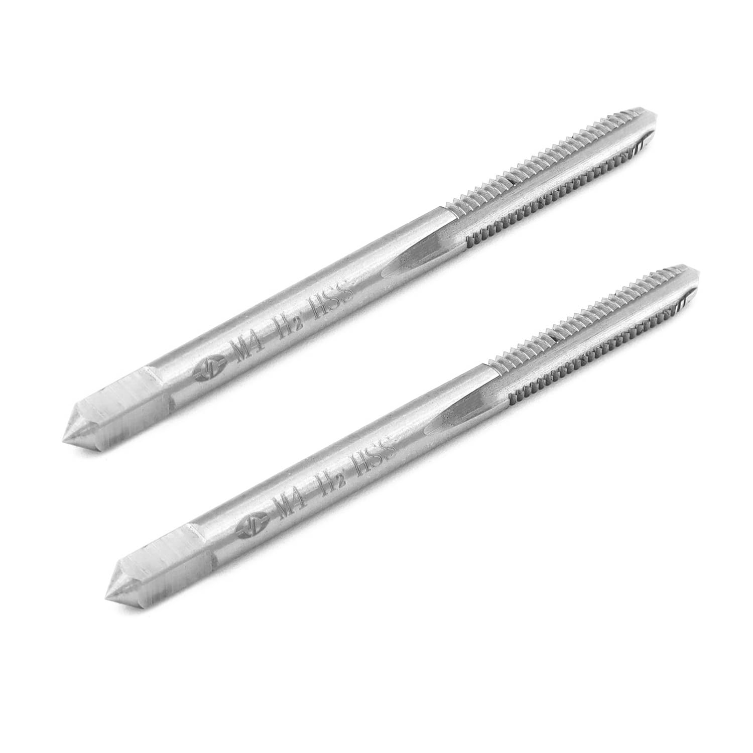 Kesiku M4*0.7 Metric Hand Thread Tap, Taper Screw Tap Set, Tapping Tool Repair Tool, 1 Pair