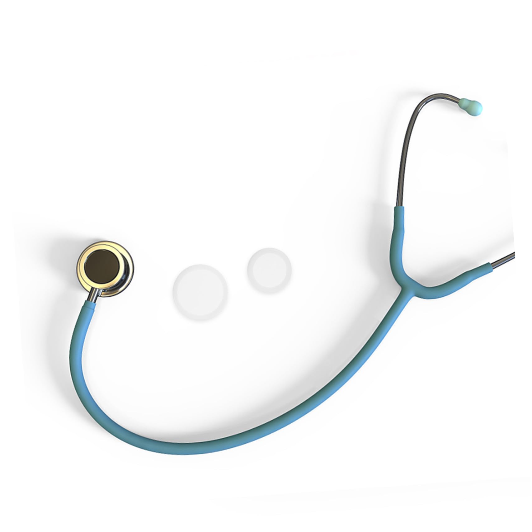 Gatuida 2 Piezas Diafragma Para Estetoscopio De Repuesto Accesorios Para Estetoscopio De Adulto Infantil De Compatible Fonendoscopio Recambio Diafragma