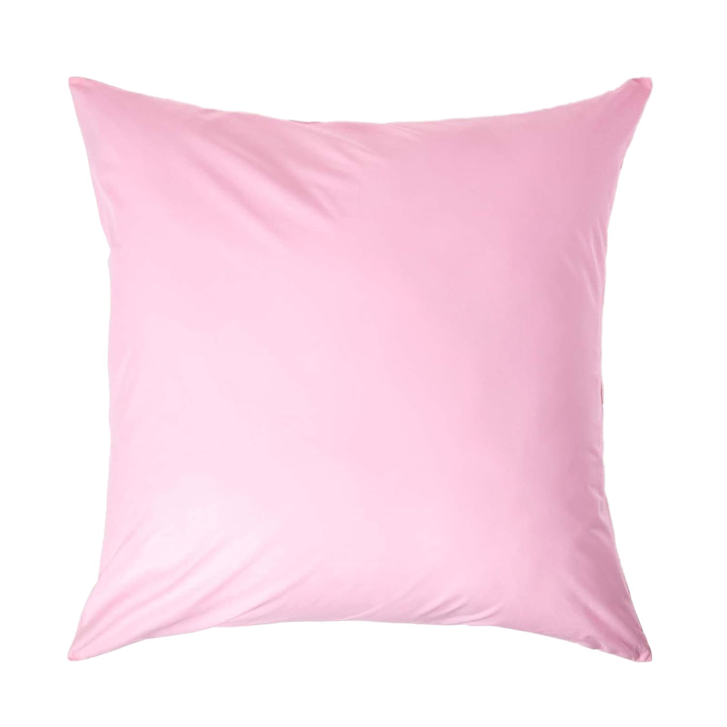 Rackhams Pink Crisp & Cool 200 Tc Egyptian Cotton Percale Housewife Pillowcase, European Size - 80 X 80 Cm