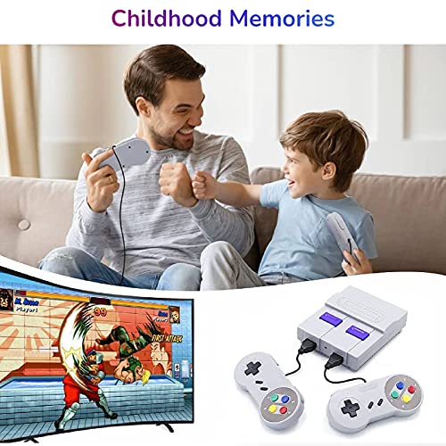 821 Retro Game Console, AV Output Plug & Play for Kids and Adults, NES Classic Game Console Built-in 821 Classic Video Games, Classic Childhood Memories, Birthday Gifts. - Thumbnail 6